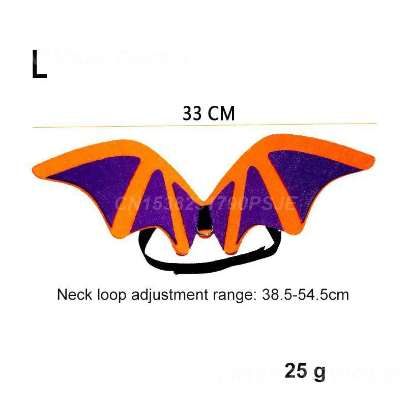 1~4PCS Halloween Adorable Creative Halloween Pet Dress-Up Costume Accessories Pet Bat Must-Have Bat Eye-Catching