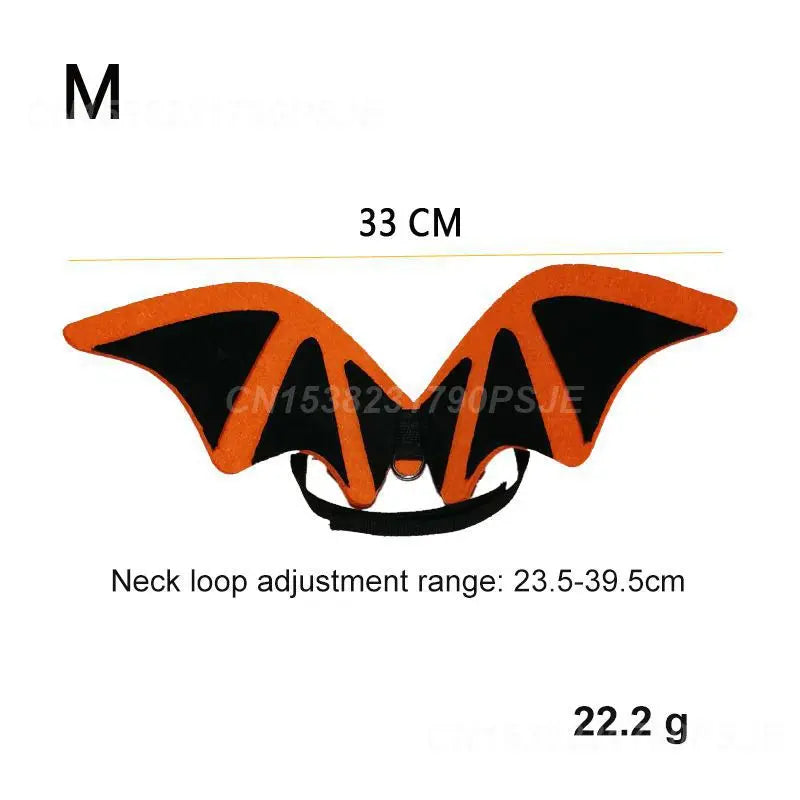 1~4PCS Halloween Adorable Creative Halloween Pet Dress-Up Costume Accessories Pet Bat Must-Have Bat Eye-Catching