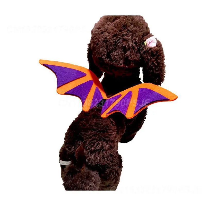 1~4PCS Halloween Adorable Creative Halloween Pet Dress-Up Costume Accessories Pet Bat Must-Have Bat Eye-Catching