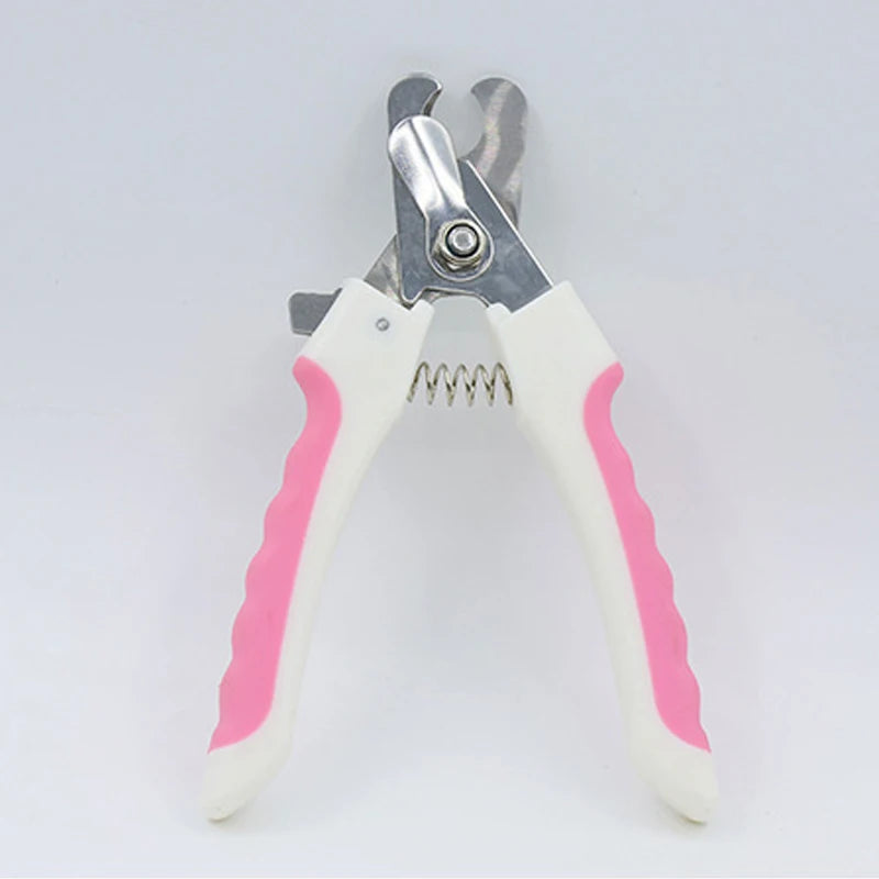 Pet Straight Handle Stainless Steel Nail Scissors Dog and Cat Pet Nail Clipper Cleaning Tool Pet Nail Clipper Set