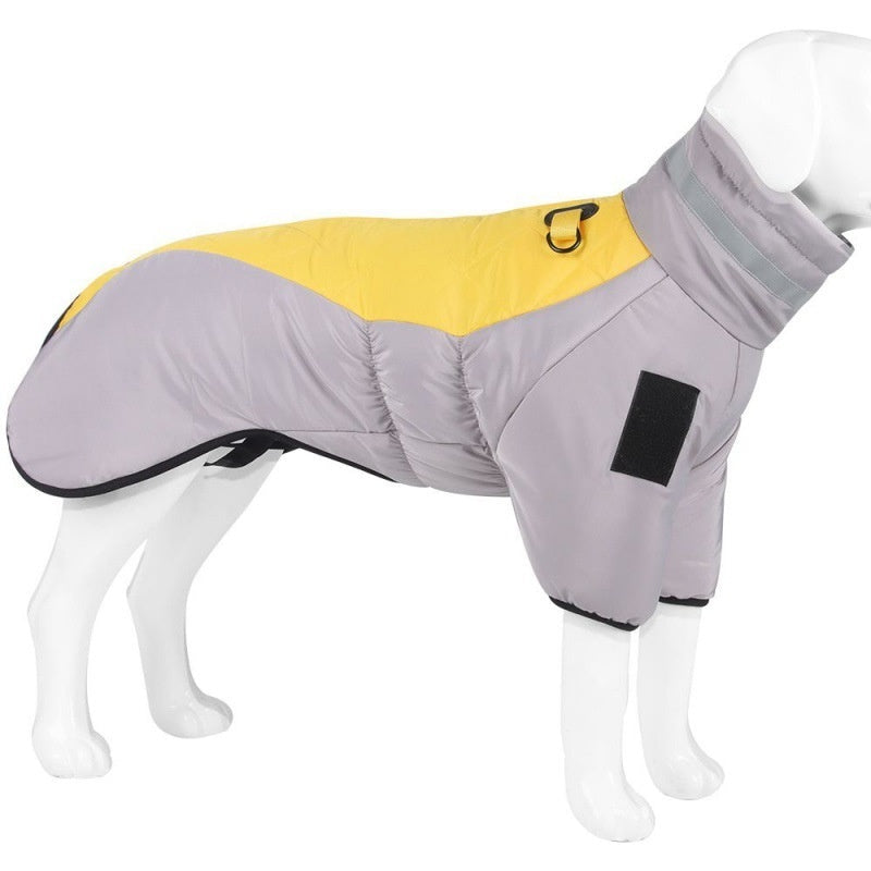 New Winter Dog Coat Waterproof Pet Clothes for Medum Large Dogs Warm Thicken Dog Vest Custome Labrador Jacket