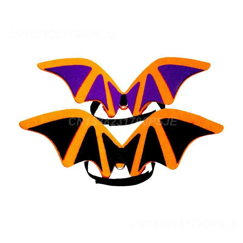 1~4PCS Halloween Adorable Creative Halloween Pet Dress-Up Costume Accessories Pet Bat Must-Have Bat Eye-Catching