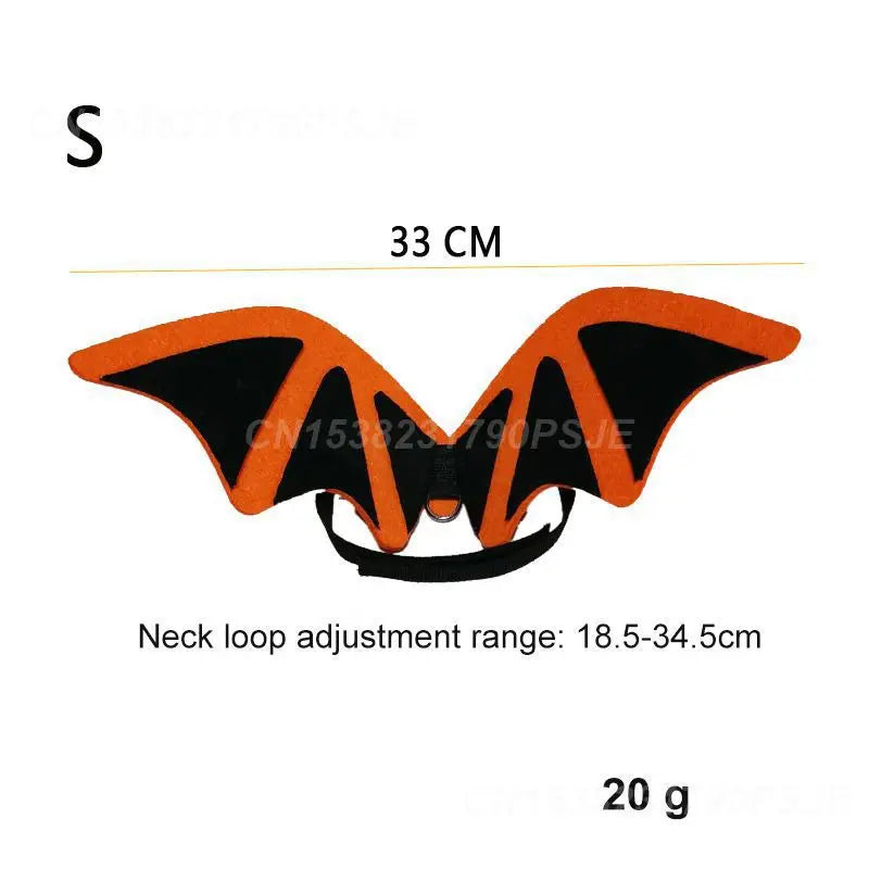 1~4PCS Halloween Adorable Creative Halloween Pet Dress-Up Costume Accessories Pet Bat Must-Have Bat Eye-Catching