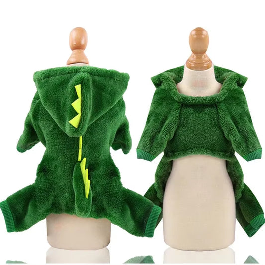 Fleece Dog Clothes Cosplay Pet Hoodies Winter Warm Dog Coat Jacket for Small Dogs Jumpsuits Chihuahua Yorkie Clothes Pet Apparel