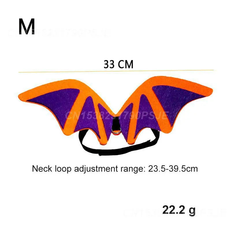 1~4PCS Halloween Adorable Creative Halloween Pet Dress-Up Costume Accessories Pet Bat Must-Have Bat Eye-Catching