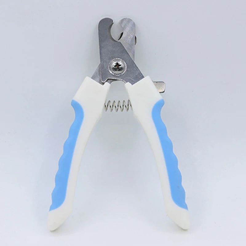 Pet Straight Handle Stainless Steel Nail Scissors Dog and Cat Pet Nail Clipper Cleaning Tool Pet Nail Clipper Set