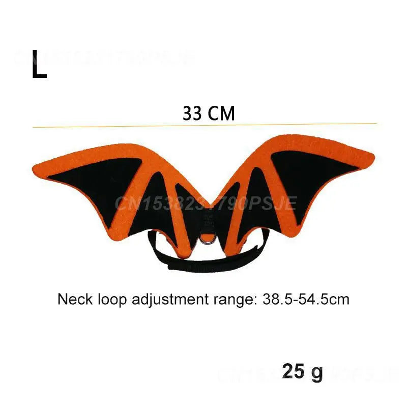 1~4PCS Halloween Adorable Creative Halloween Pet Dress-Up Costume Accessories Pet Bat Must-Have Bat Eye-Catching