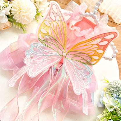 Dog Cat Spring Princess Dress Lace Skirt Pet Clothing Stripe Skirt Puppy Princess Apparel Cute Puppy Clothes Pet Cat Clothes