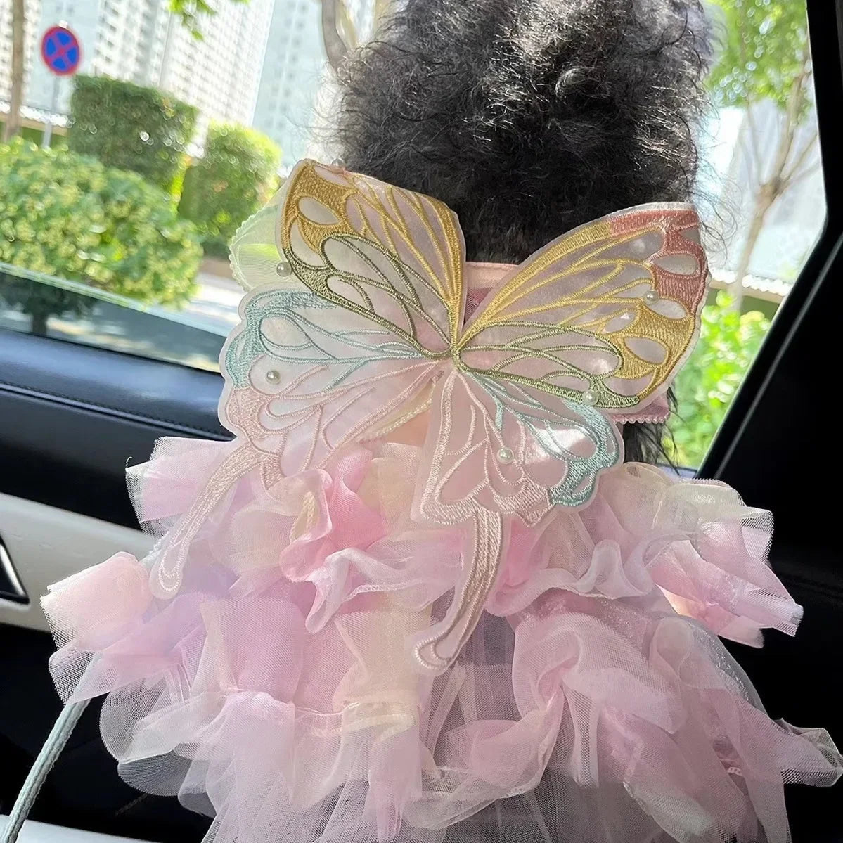 Dog Cat Spring Princess Dress Lace Skirt Pet Clothing Stripe Skirt Puppy Princess Apparel Cute Puppy Clothes Pet Cat Clothes