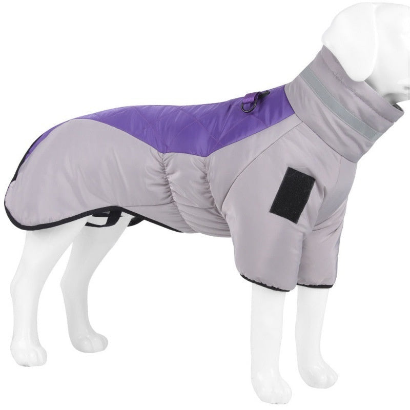 New Winter Dog Coat Waterproof Pet Clothes for Medum Large Dogs Warm Thicken Dog Vest Custome Labrador Jacket